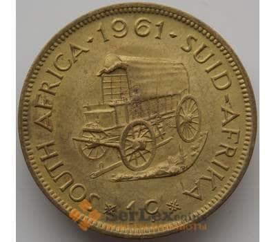 Монета Южная Африка ЮАР 1 цент 1961 КМ57 UNC арт. 11687