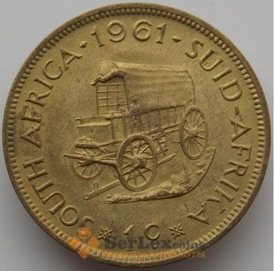 Южная Африка ЮАР 1 цент 1961 КМ57 UNC арт. 11687