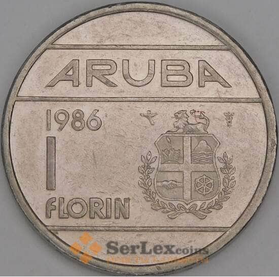 Аруба 1 флорин 1986 КМ5 VF арт. 52826