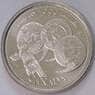 Канада 25 центов 1999 КМ342 UNC Январь серия Миллениум (J05.19) арт. 17752