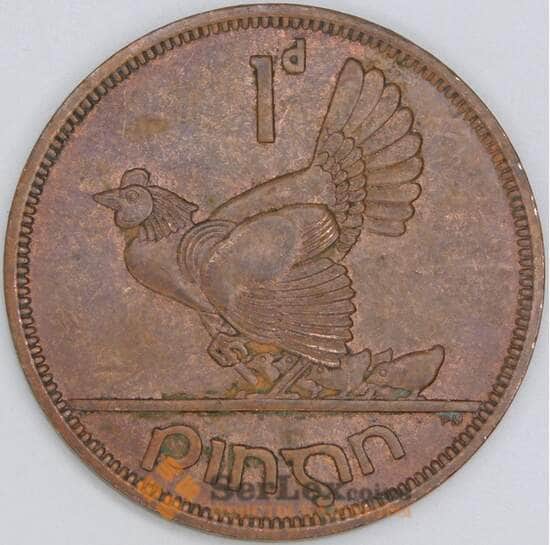 Ирландия 1 пенни 1965 КМ11 XF арт. 39140