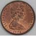 Новая Зеландия 1 цент 1976 КМ31 UNC арт. 46552