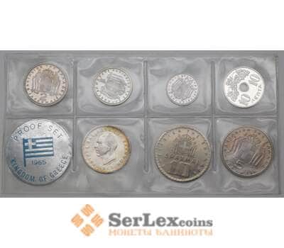 Монета Греция Набор 10 , 50 лепта 1, 2, 5, 10, 20 драхм 1965 Proof арт. 25042