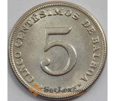 Монета Панама 5 сентесимо 1975 КМ23.2 UNC (J05.19) арт. 15809