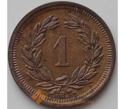 Монета Швейцария 1 раппен 1928 КМ3 AU арт. 11836