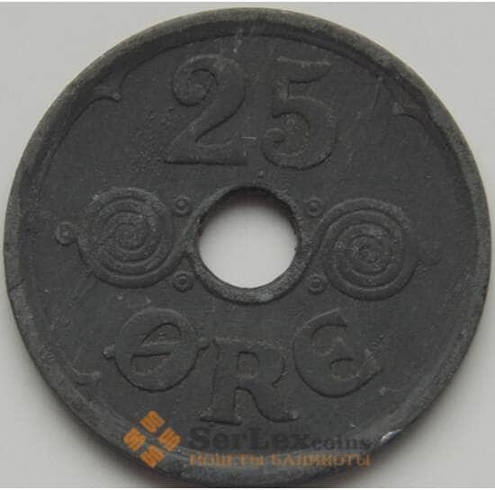 Дания 25 эре 1944 КМ823а VF арт. 7594
