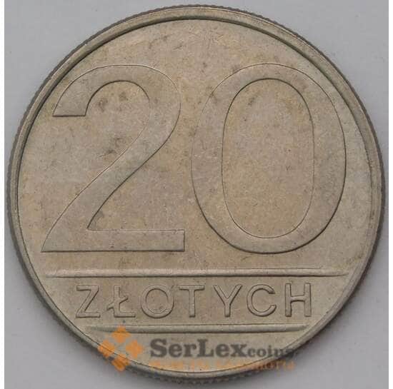 Польша 20 злотых 1986 Y153.1 арт. 36934