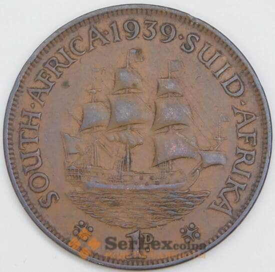 Южная Африка ЮАР 1 пенни 1939 КМ25 VF арт. 57074 Южная Африка ЮАР 1 пенни 1939 КМ25 VF арт. 57074