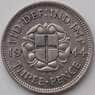 Великобритания 3 пенса 1944 КМ848 AU арт. 12447