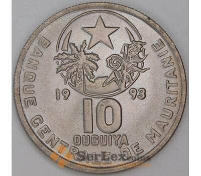 Мавритания 10 угий 1993 КМ4 BU арт. 54785
