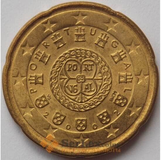 Португалия 20 евроцентов 2002 КМ744 UNC (J05.19) арт. 17104