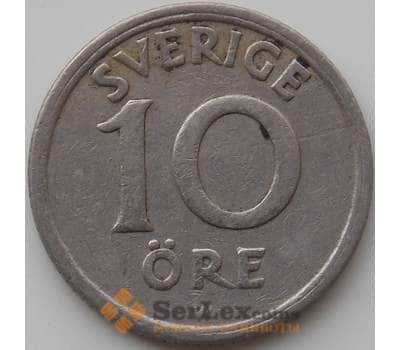 Монета Швеция 10 эре 1921 КМ795 VF арт. 12436