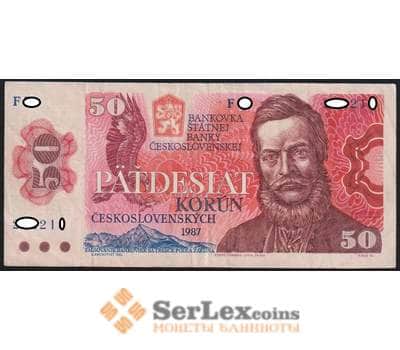 Чехословакия банкнота 50 крон 1987 Р96 VF арт. 47859