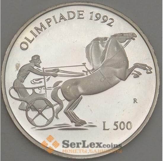 Сан-Марино 500 лир 1992 КМ276 Proof Олимпиада (n17.19) арт. 21408