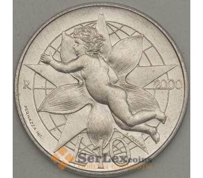 Монета Сан-Марино 10 лир 2000 UNC (n17.19) арт. 21508