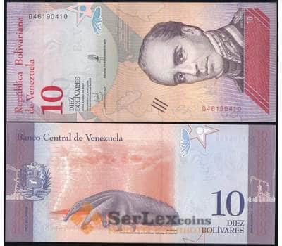 Банкнота Венесуэла 10 боливар 2018 UNC арт. 13204