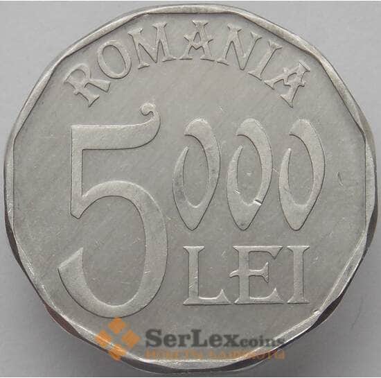 Румыния 5000 лей 2001 КМ158 UNC (J05.19) арт. 17374