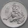 Северная Корея 1/2 чона 2002 КМ184 UNC Обезьяна арт. 26945