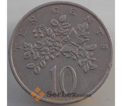 Монета Ямайка 10 центов 1969 КМ47 VF арт. 14060