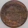 Швеция монета 2/3 скиллинга 1843 КМ641 VG арт. 47190