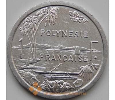 Монета Французская Полинезия 1 франк 1975-2016 КМ11 aUNC арт. 7988