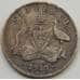 Монета Австралия 6 пенсов 1919 КМ25 F арт. 7992