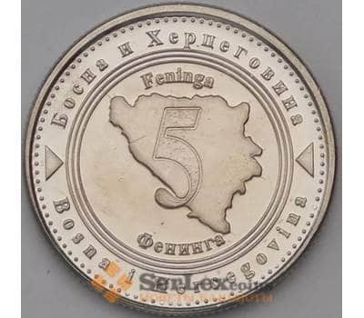Монета Босния и Герцеговина 5 феннигов 2021 КМ121 UNC арт. 31204