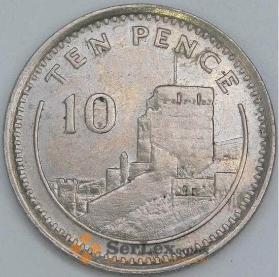 Гибралтар 10 пенсов 1994 КМ23.2 XF арт. 56473 Гибралтар 10 пенсов 1994 КМ23.2 XF арт. 56473