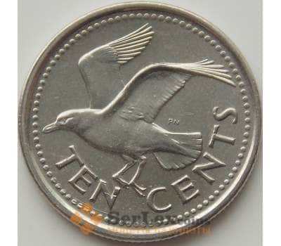 Монета Барбадос 10 центов 2007-2012 КМ12a UNC арт. 10070