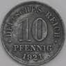 Германия монета 10 пфеннигов 1921 КМ26 XF арт. 15039