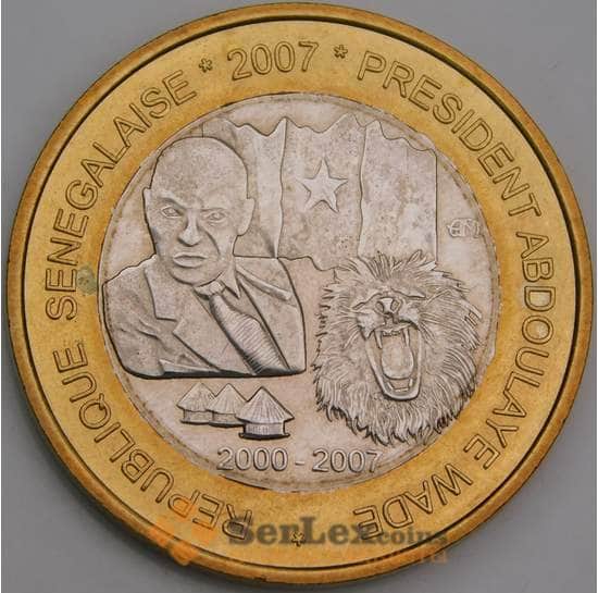 Сенегал монета 6000 франков 2007 КМХ14 UNC арт. 46355
