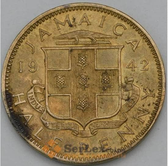 Ямайка 1/2 пенни 1942 КМ31 AU арт. 38520