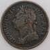 Ирландия монета 1/2 пенни 1823 КМ150 F арт. 45086
