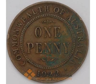 Монета Австралия 1 пенни 1922 КМ23 VF- арт. 9228