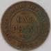 Монета Австралия 1 пенни 1922 КМ23 VF- арт. 9228