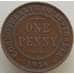 Монета Австралия 1 пенни 1916 КМ23 VF арт. 9229
