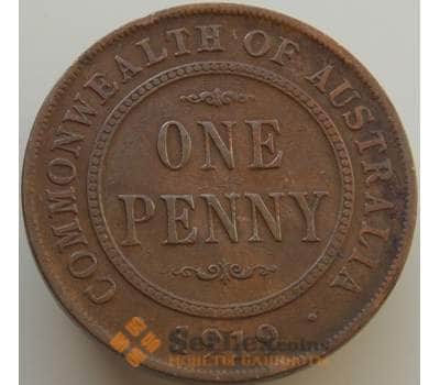 Монета Австралия 1 пенни 1919 КМ23 VF арт. 9232