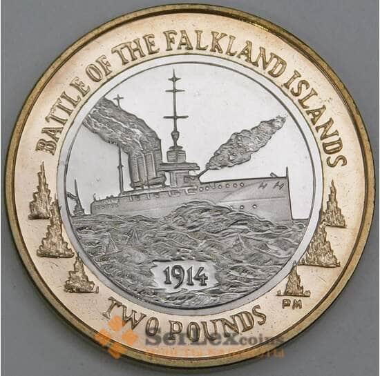 Фолклендские острова 2 фунта 2014 КМ171 BU арт. 56245