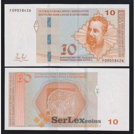 Босния и Герцеговина 10 марок 2012 Р80 UNC арт. 53098