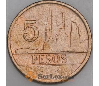 Монета Колумбия 5 песо 1980 КМ268  арт. 29268