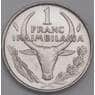Мадагаскар монета 1 франк 1977 КМ8 UNC  арт. 44715