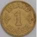 Исландия монета 1 крона 1940 КМ3 XF арт. 42010