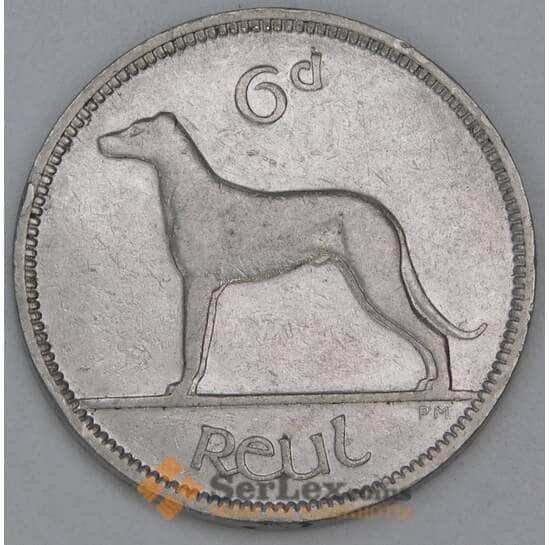 Ирландия 6 пенсов 1939 КМ13а VF арт. 56075 Ирландия 6 пенсов 1939 КМ13а VF арт. 56075