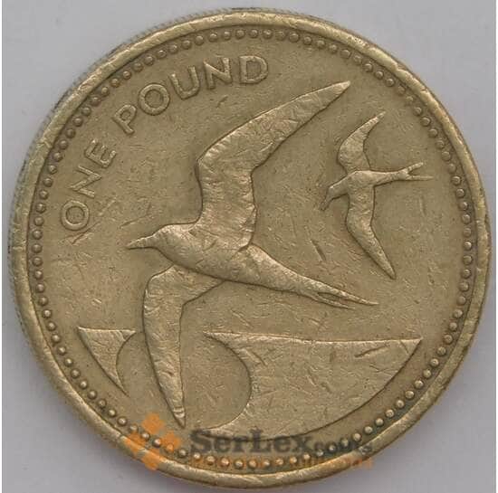 Остров Святой Елены монета 1 фунт 2006 КМ17 XF арт. 44657