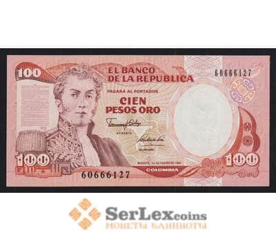 Колумбия 100 песо 1991 Р426е(2) UNC арт. 54514