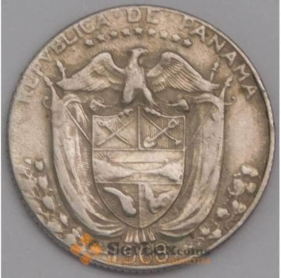 Панама монета 1/10 бальбоа 1968 КМ10 XF арт. 41347