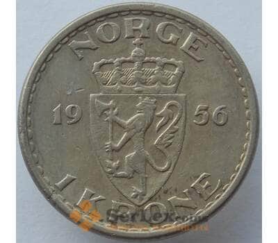 Монета Норвегия 1 крона 1956 КМ397 XF (J05.19) арт. 15498