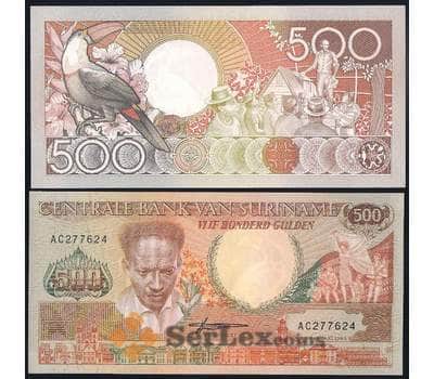 Банкнота Суринам 500 гульденов 1988 Р135 UNC арт. 37198