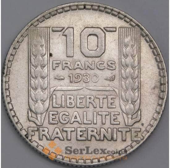 Франция 10 франков 1930 КМ878 VF арт. 40624