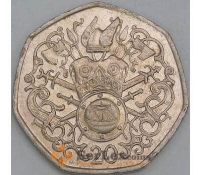 Мэн остров 20 пенсов 1982 КМ90 VF арт. 56341